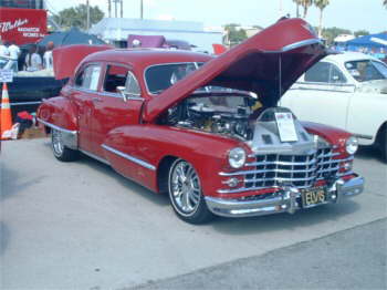 Maroon '48 Caddy