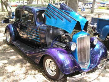 Valgene Horak from Brenham owns this fine '34 Chevy