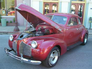 Darrell Birdwell and his '40 Pontiac coupe hail from Pflugerville