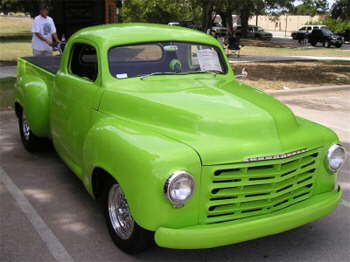 Green is the word for Craig Lamb's '52 Studebaker pickup