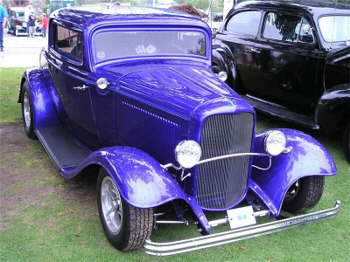 This well louvered Deuce belongs to someone in the Gear Grinders car club of San Antonio