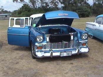 56 Chev Sedan at the Show n Shine owned by Andrew Hingston