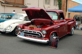 Bob and Shirley Lott 57 Chevy pu