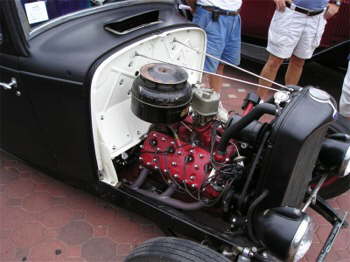 Featuring a '50 Merc engine hooked to a Lincoln Zephyr tranny