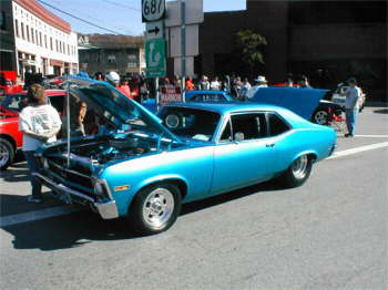 JD Hensley drove his Baaad Pro Street Nova in from Somerset, Ky