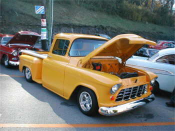 Paul Collins drove his 56 Chevy Pu from London, Ky