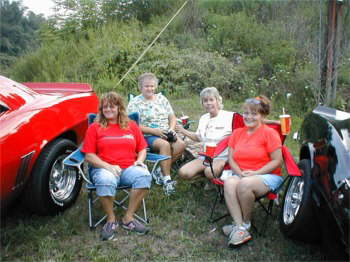 Glenda Hoskins, Sue Kaufman, Minnie Roberts and Sally Baird