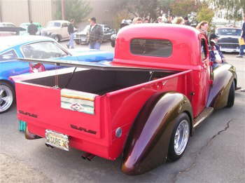 Rear view of the '38 Willys pickup1