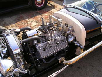 The engine in Nancy's roadster1