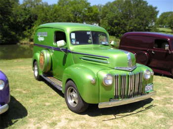 Bill Gibbs from Chandler Texas drives this '47 Ford