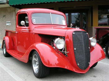 Daniel Upton of San Antonio owns this fine '37 Ford pickup