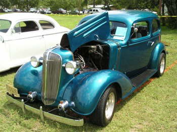 Janis Payne is also a Bastrop Cruiser and owns this '36 Chevy SSedan