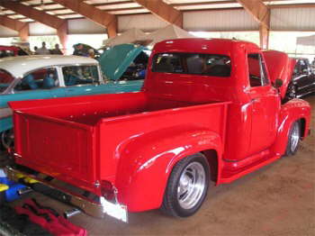 Dave Greer brought a '54 Ford F-100 with a 351ci Windsor engine