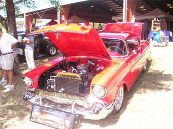 Gary Johnson brought his winning'57 Bel Air