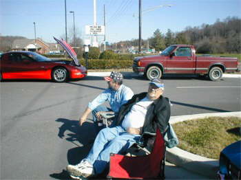 Jack Roberts and Dennis Asher enjoying the Show