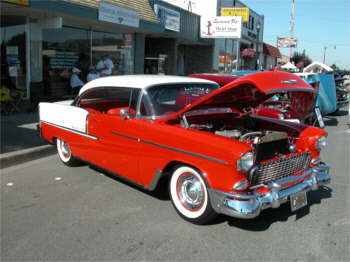 Bill and Betty Tolle 1955 Chevy Bel Air HT