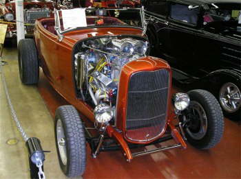 Ray Hartley brought his Deuce roadster from Boerne Texas