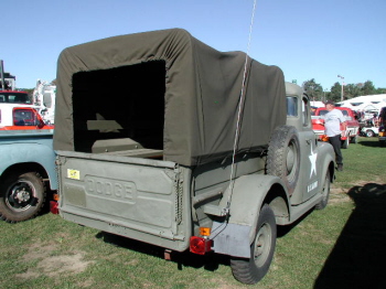 50 Dodge B2B Army Rear