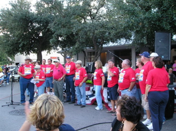 A portion of the host club The Bastrop Area Cruisers