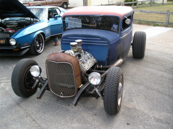 Colin Casey's flathead powered coupe is a runner!