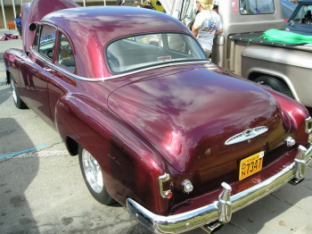 Helen Deleon has one fine '51 Chevy business coupe