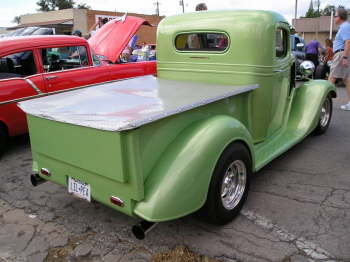 Roy calls his '36 Chevy truck Lil' Pea