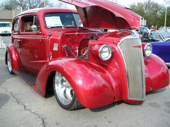 Taylor Texas is home to Robert Rinehart and his very nice '37 Chevy sedan