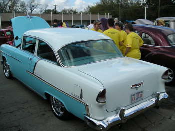 This is Ron Garcia's fine '55 Chevy Bel Air