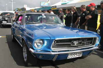 Over 100 Mustangs took part in the Repco Parade