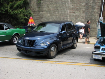 Janet Collins cruised in from London, Ky in her PT Cruiser