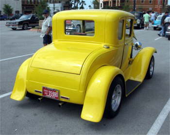 The detail work on this Model A coupe had everyone talking.  Nothing way out, just a tastefully done street rod.