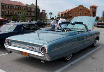 Big Richy Albert cruises the streets of Port Orange in this ragtop Ford Galaxy 500.