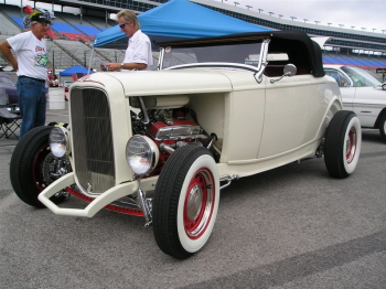 Craig Coleman from Pantago Texas showed off his roadster