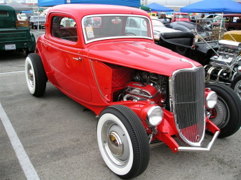 I couldn't read Bobby's last name, but he has one fine '33 Ford coupe