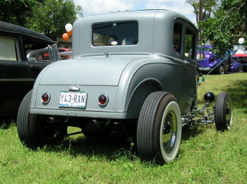 A Tall model A coupe