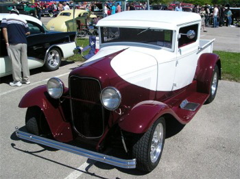 Noah Kertson owns this nice '29 with a Deuce grill