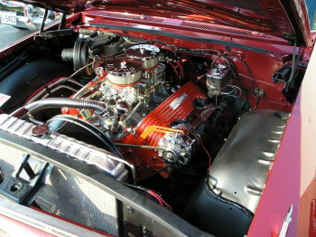 Rogers '61 Chevy is powered by a 409 with dual quads