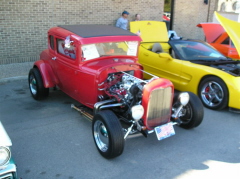 30  Dave and Jeanett Beegle  and their '30 Ford coupe belong to the ''Old Geezers'' car club