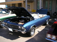 44  This is Mark Peterson's Chevelle and Mark is another Blue Flame Cruiser