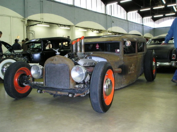 How low can you go! Brad Meredith has one very low profile '30 Ford Sedan