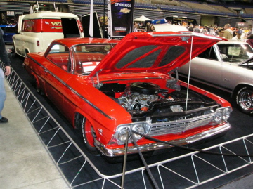  Dave Ahokas from San Antonio has a fine '62 Bel Air bubbletop with a 409 in it