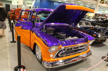 David and Michele Nelson 55 Chev pickup