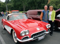 Drag racer Shelley Anderson's favorite was a sweet '60 Corvette owned by Marc Fields.