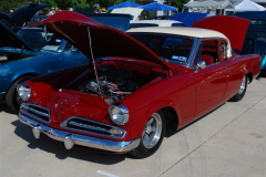 Jim McFarland runs this Studebaker with a big ol' motor in it