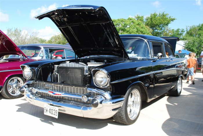 Marie Willenberg has every right to be proud of her '57 Chevy 210 sedan