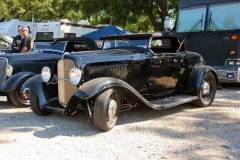 20  The chopped soft top gives this Deuce roadster just the right look