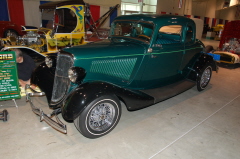 Jim Fraser 1934 Ford coupe painted and upholstered in 1959