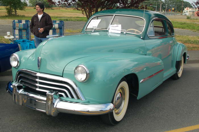 Dennis Robb 1947 Olds coupe