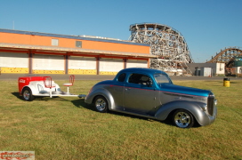 Ken Bradford coupe and trailer