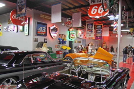 His collection of 50-60 cars shows an interest in preserving some favorite memories from his past.